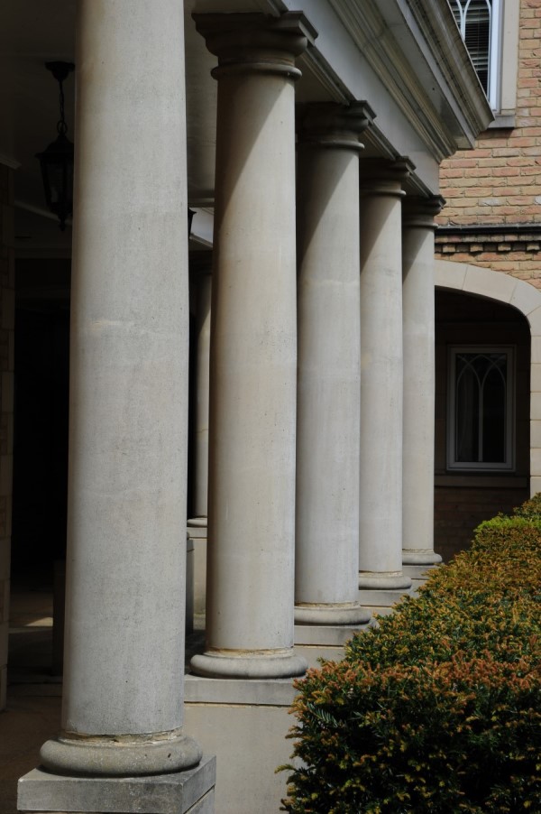exterior showing pillars